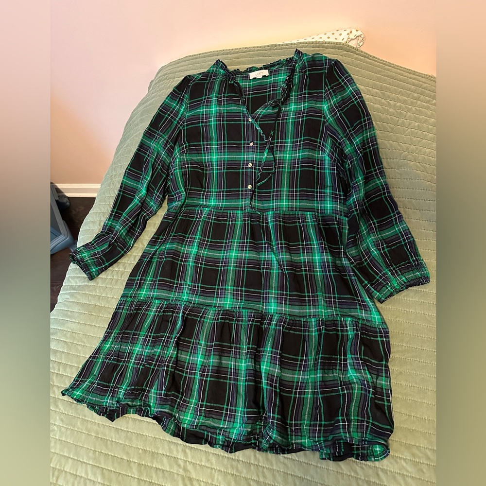 Ann Taylor Loft Plaid Dress